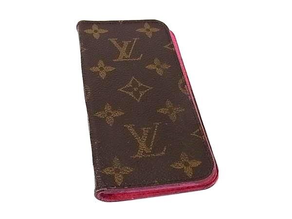 LOUIS VUITTON ルイヴィトン M61906 モノグラム フォリオ iPhone 7/8