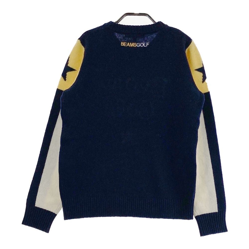 ビームスゴルフ　ニットウェア【美品】 サイズ：L BEAMS GOLF ビームスゴルフ ニットセーター ネイビー系
