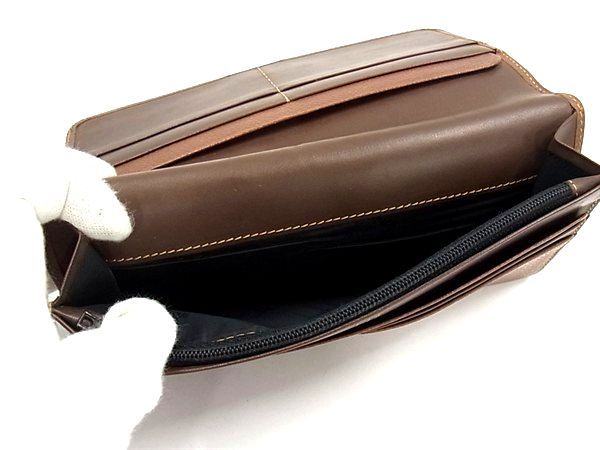 dunhill ダンヒル オックスフォード レザー 二つ折り 長財布