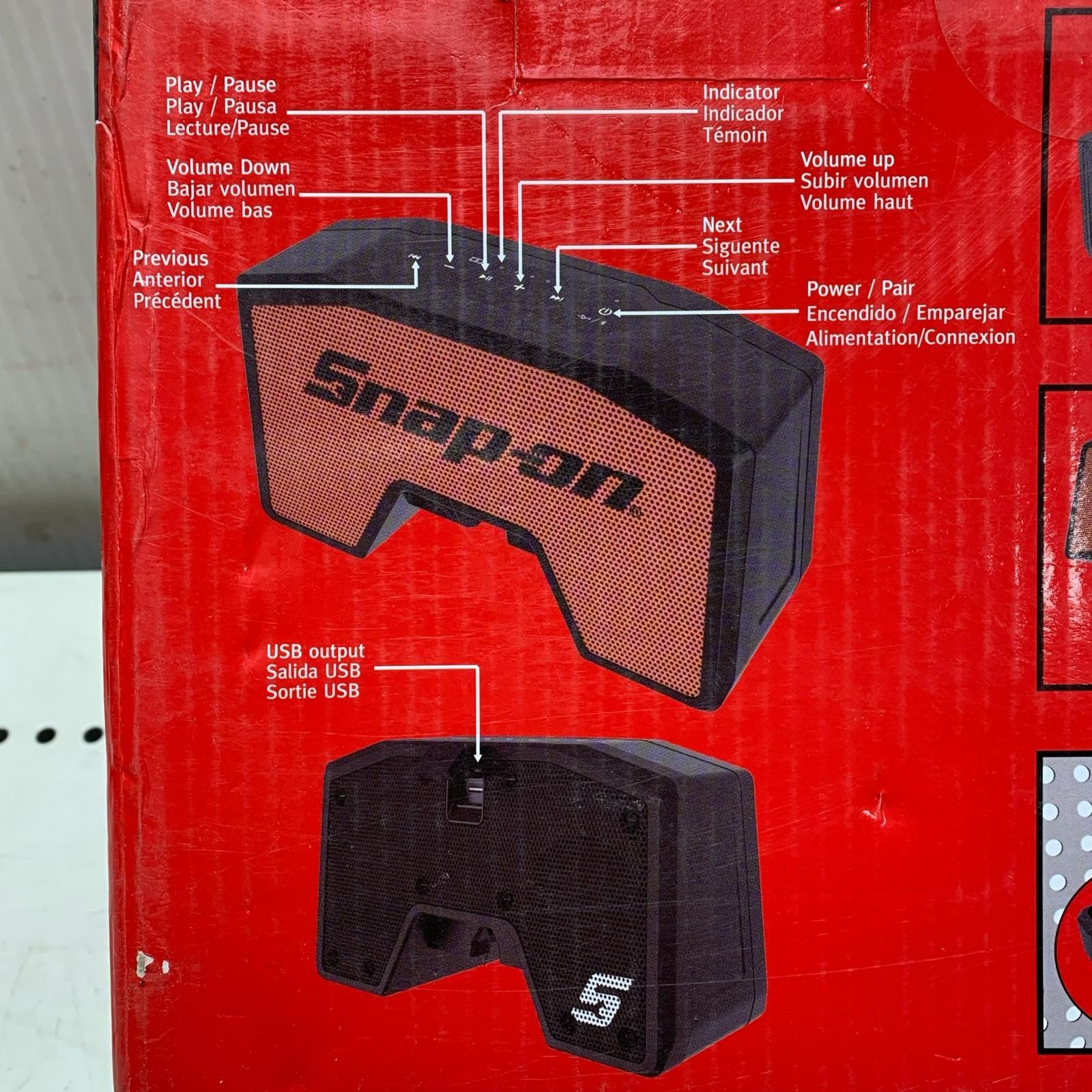 Snap-on スナップオン ワイヤレス Bluetooth スピーカー CTBTS8610 
