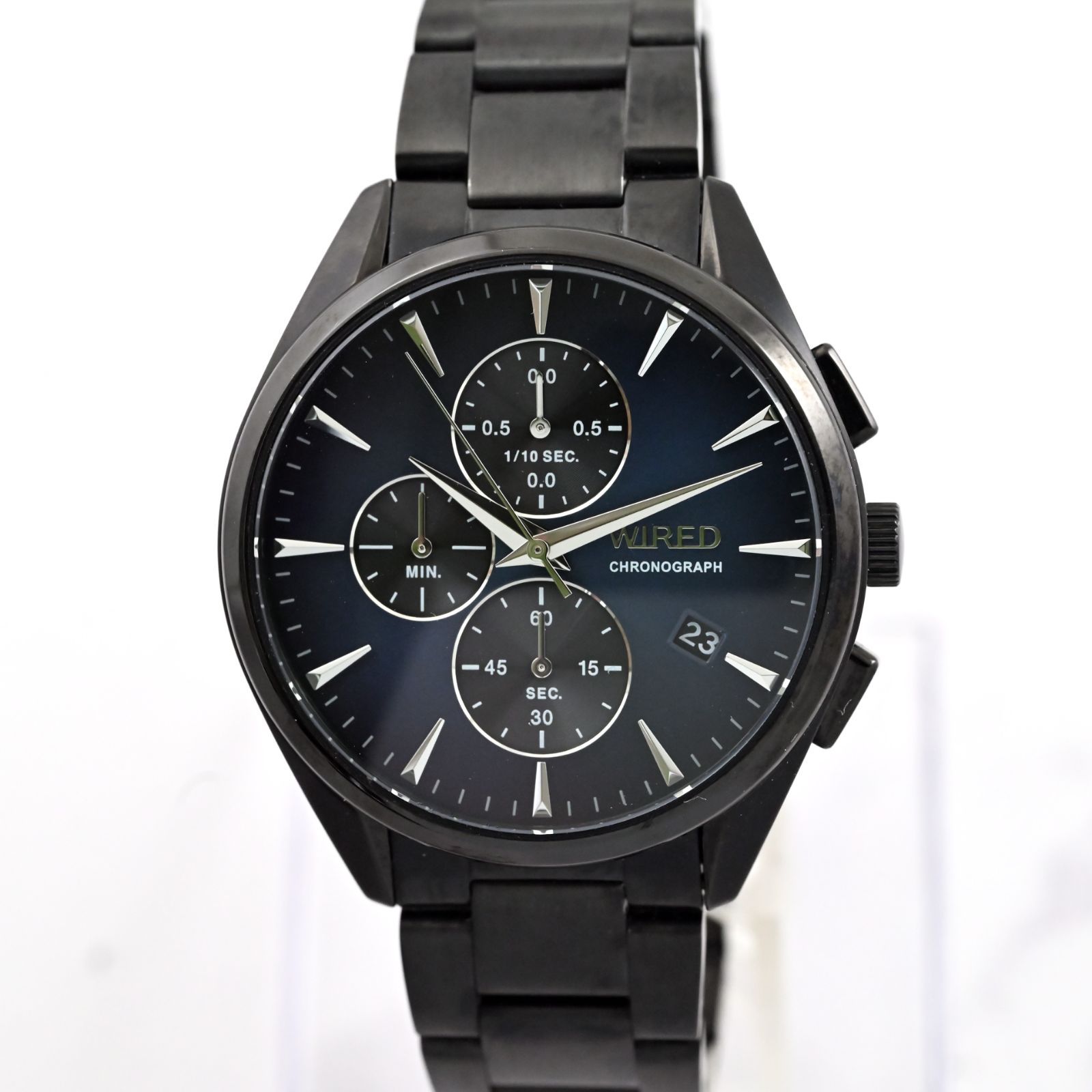 SEIKO WIRED セイコー ワイアード 41mm径 ブラック文字盤 メンズ