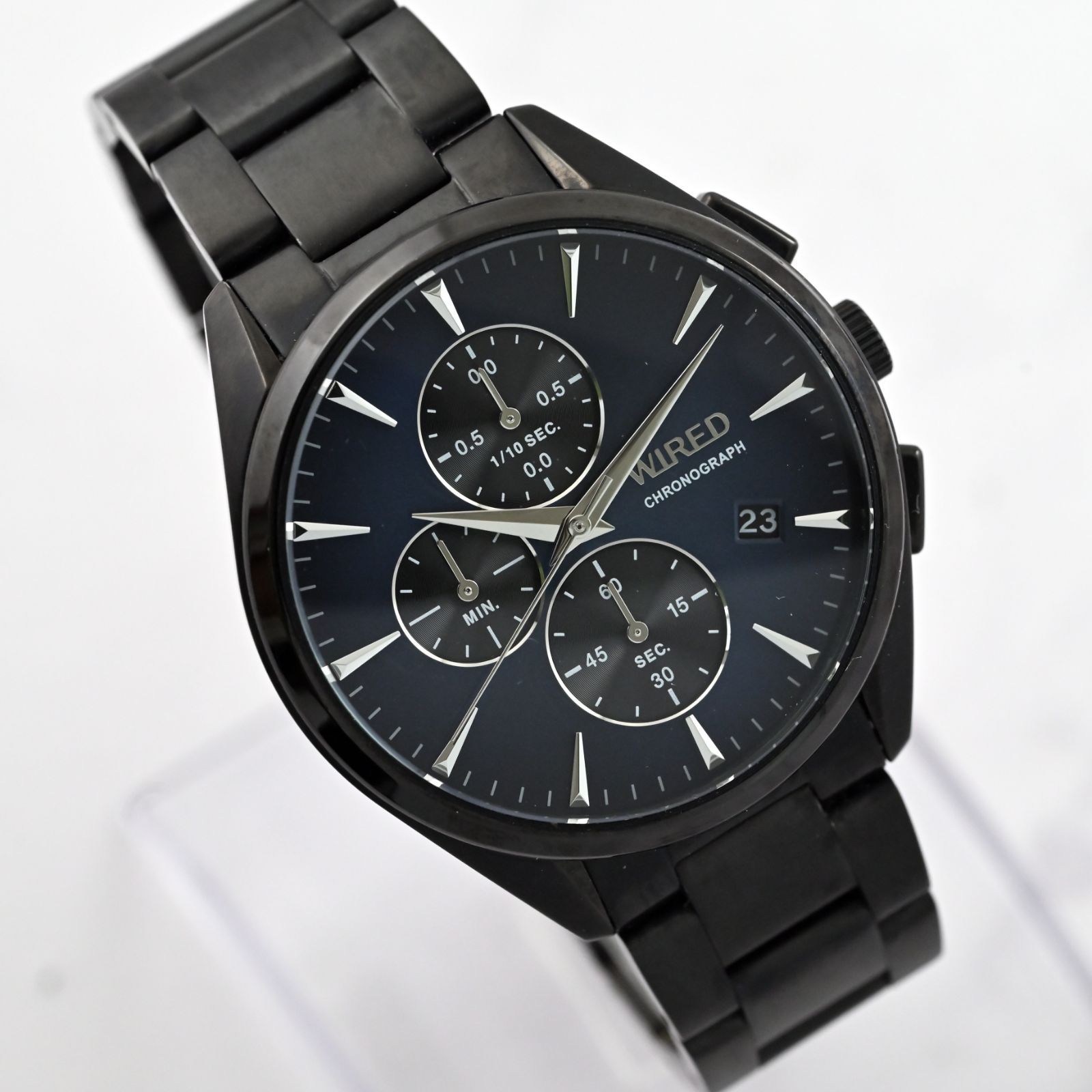 SEIKO WIRED セイコー ワイアード 41mm径 ブラック文字盤 メンズ 