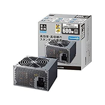 パソコン 電源 【早い者勝ち】 非常に良い】 玄人志向 STANDARDシリーズ 80 PLUS 600W ATX電源 KRPW
