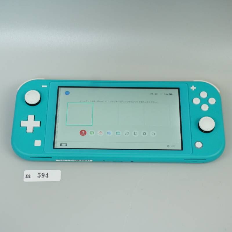 m594】Nintendo Switch Lite 本体 ターコイズブルー 訳あり 難あり