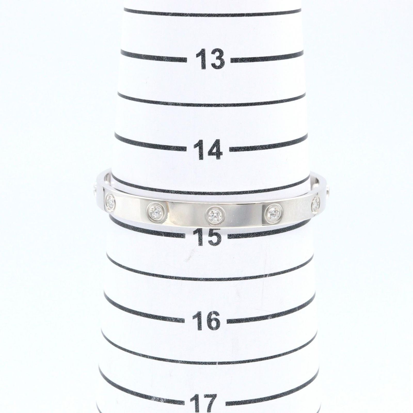 カルティエ CARTIER ブレスレット ラブブレス 10PD 腕回り14.5㎝ K18WG