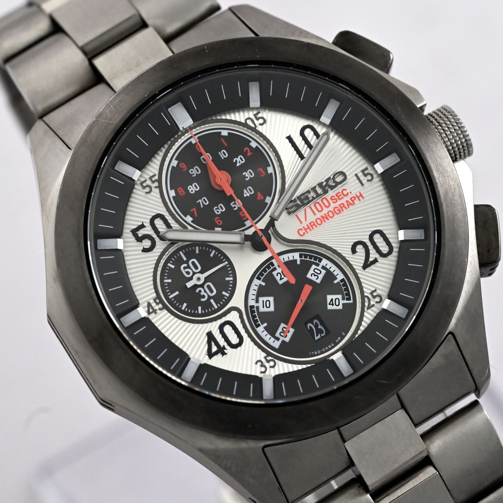 クロノ不良・訳あり品】SEIKO セイコー イグニッション クロノグラフ 