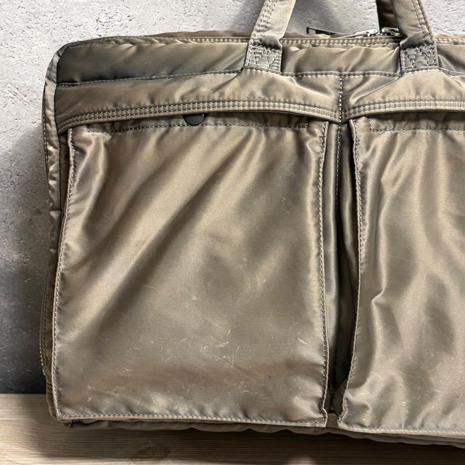 PORTER TANKER 3WAY ポーター タンカー シルバーグレー ブリーフケース