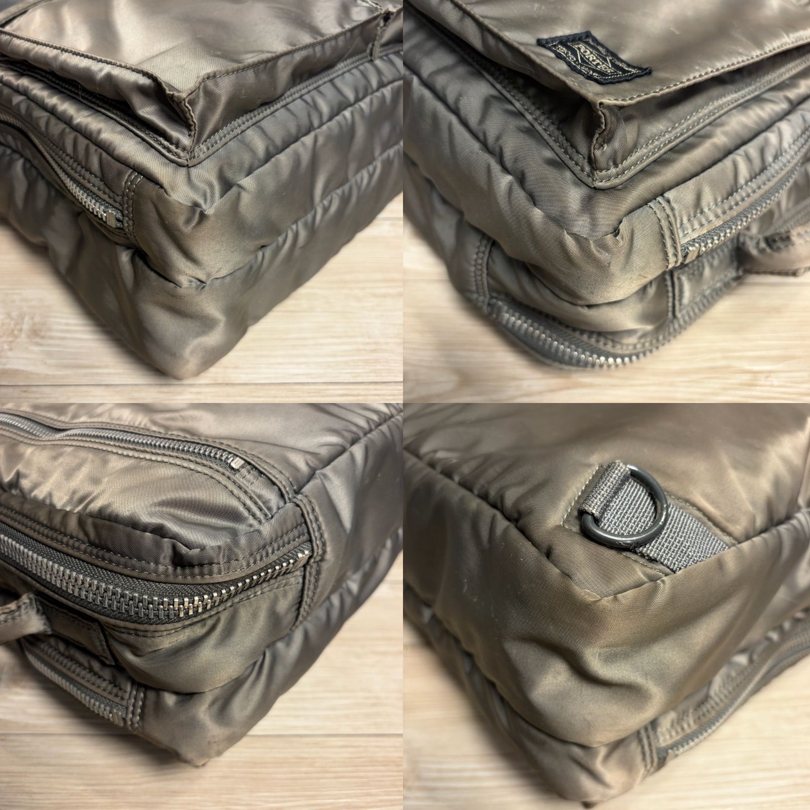 PORTER TANKER 3WAY ポーター タンカー シルバーグレー ブリーフケース