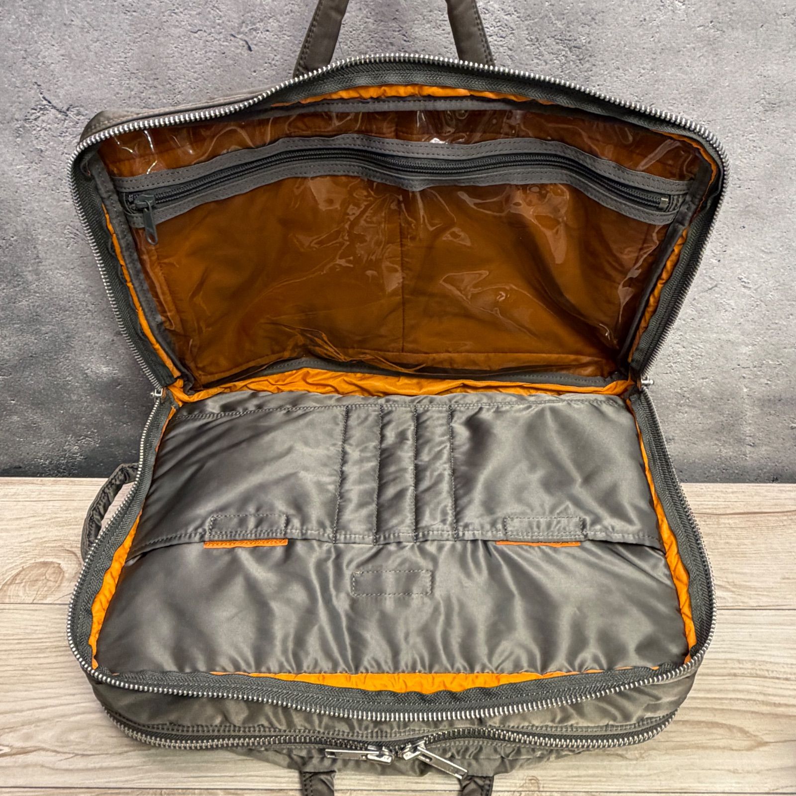 PORTER TANKER 3WAY ポーター タンカー シルバーグレー ブリーフケース