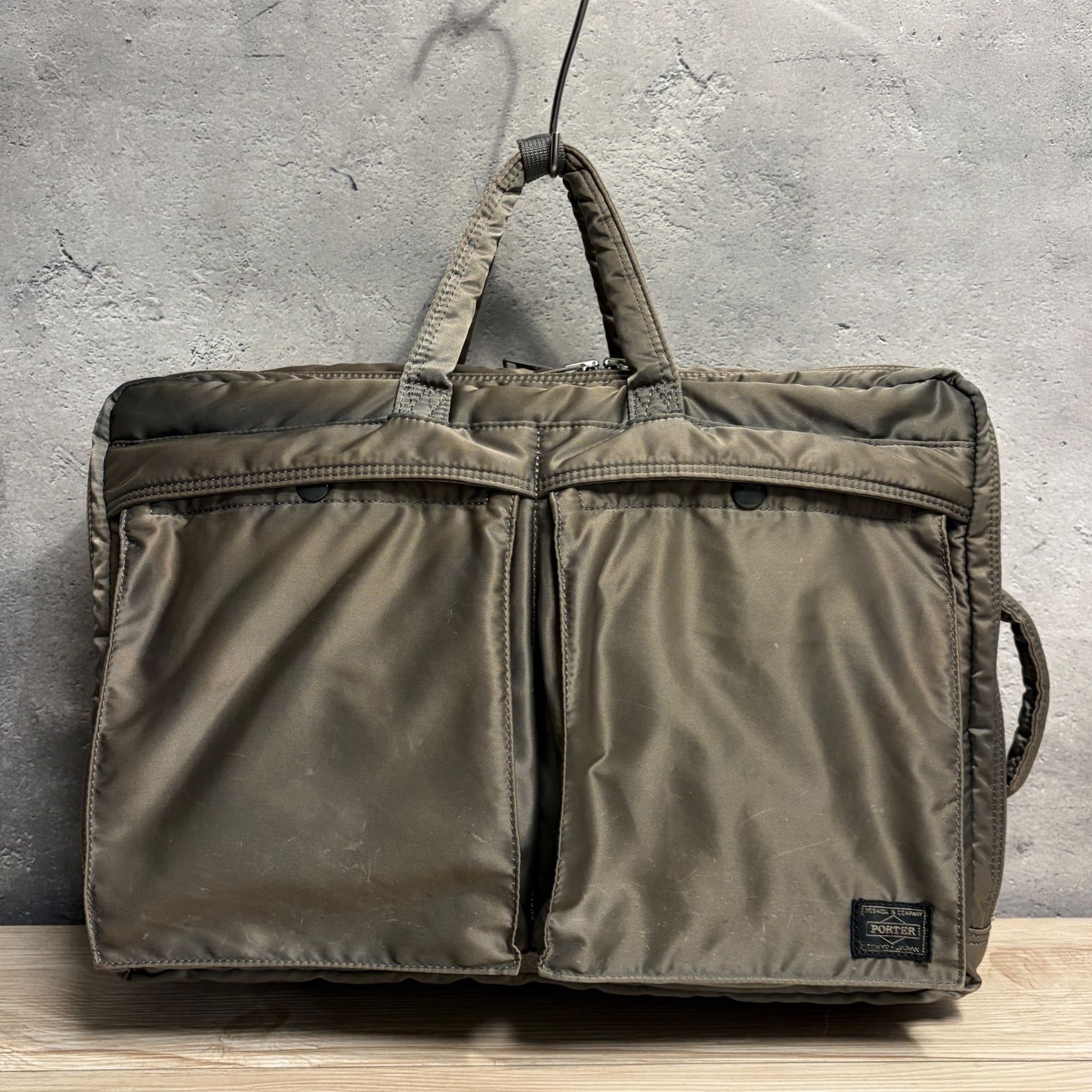 PORTER TANKER 3WAY ポーター タンカー シルバーグレー ブリーフケース
