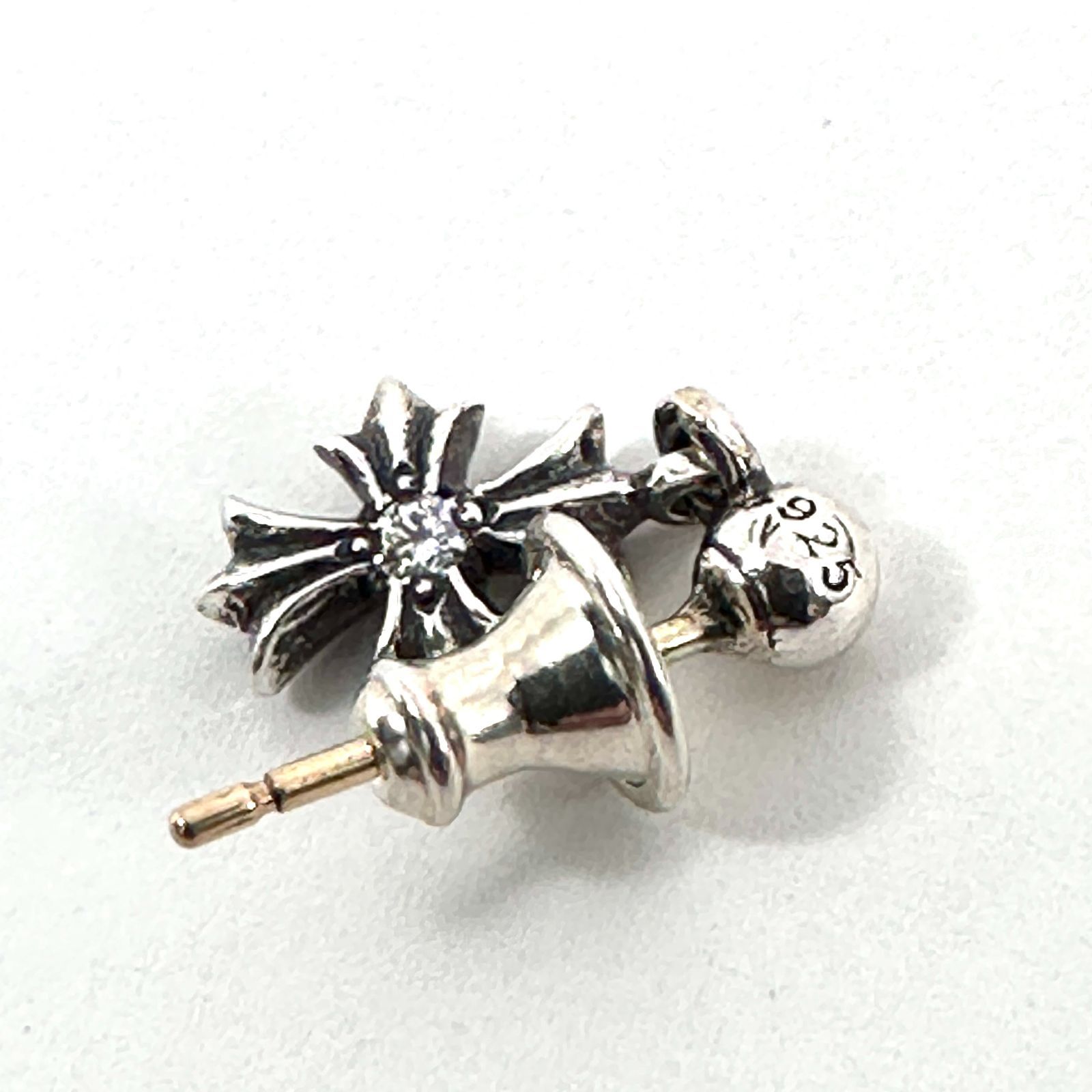 CHROME HEARTS タイニーE ドロップピアス ダイヤ SV925 クロムハーツ 