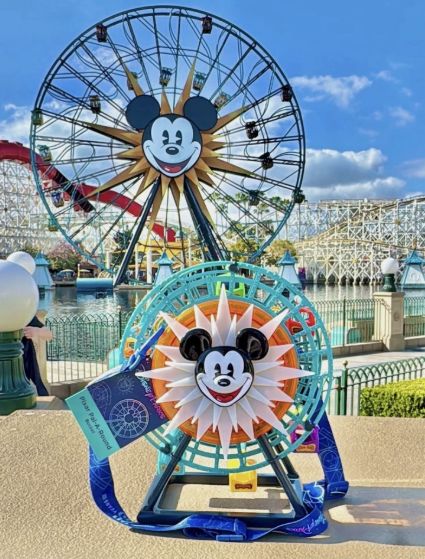 カリフォルニアディズニー　ポップコーンバケット　観覧車 新品タグ付き カリフォルニアディズニー 観覧車 ポップコーンバケット