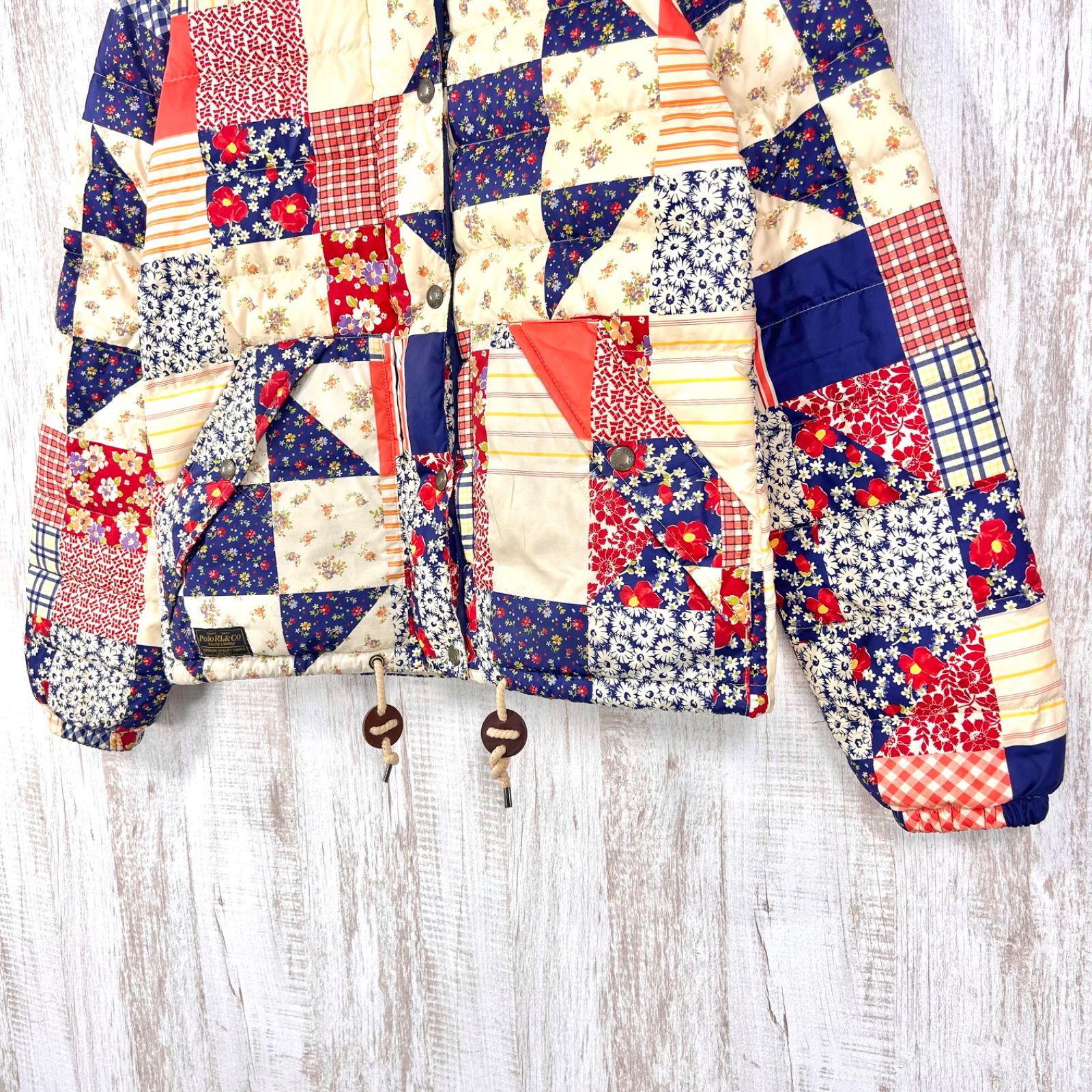 POLO RALPH LAUREN ポロラルフローレン ポニーロゴ刺繡 花柄 パッチ 