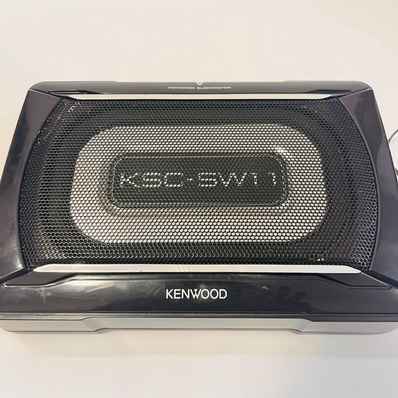 車 ケンウッド RCA チューンアップサブウーファーシステム KSC-SW11 No2686