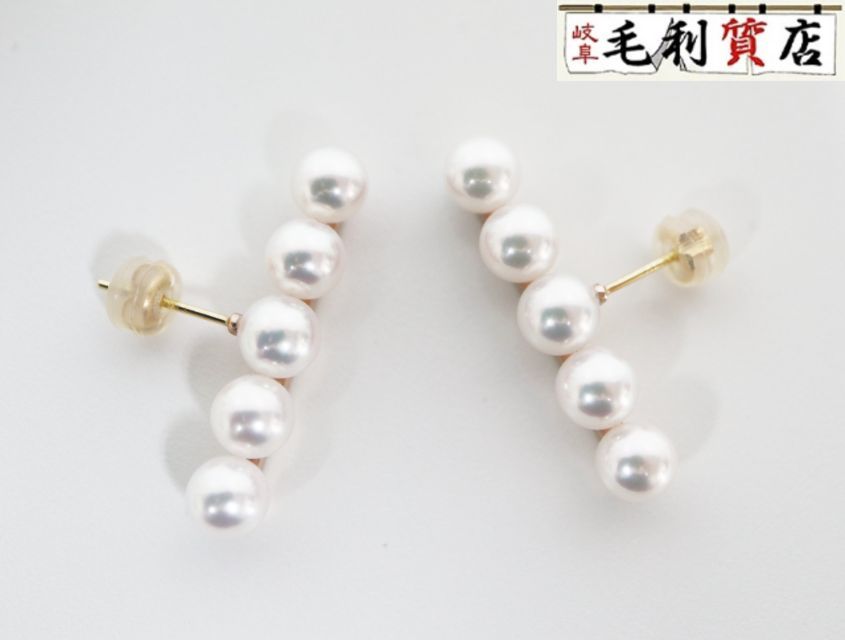 タサキ TASAKI バランス プラス ピアス サクラゴールド E-3842 パール 