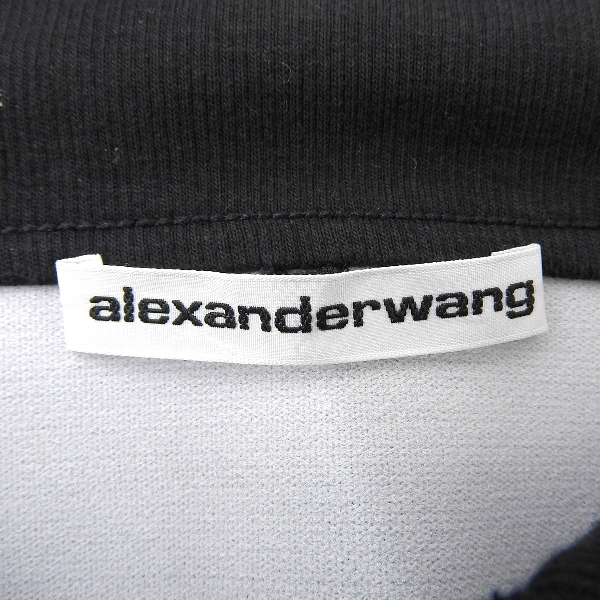 Alexander Wang(アレキサンダーワン) ロゴ クロップドタンクトップ 