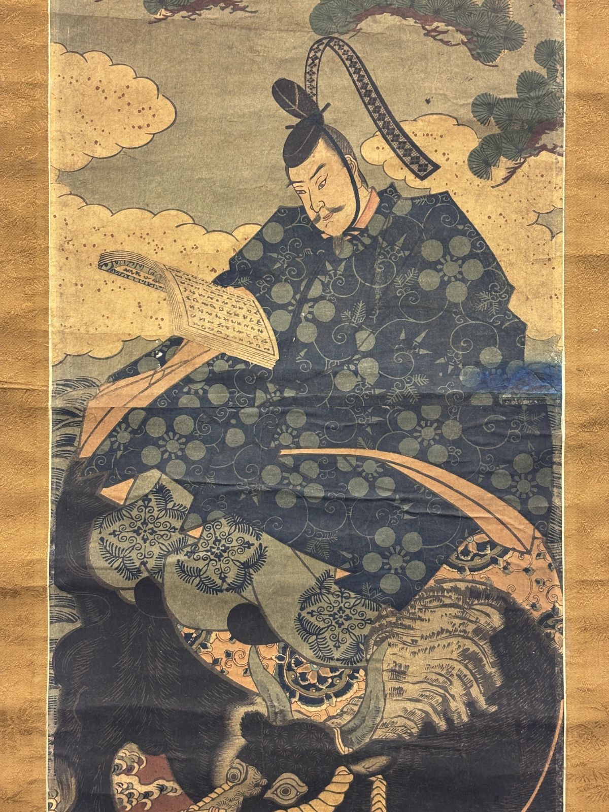 菅原道真 浮世絵 天神図 牛上読書図 松月夜風景 学問成就 合格祈願 