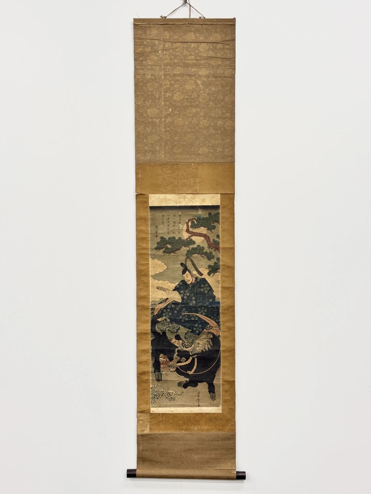菅原道真 浮世絵 天神図 牛上読書図 松月夜風景 学問成就 合格祈願 縁起物 木版画 日本美術 コレクション向け