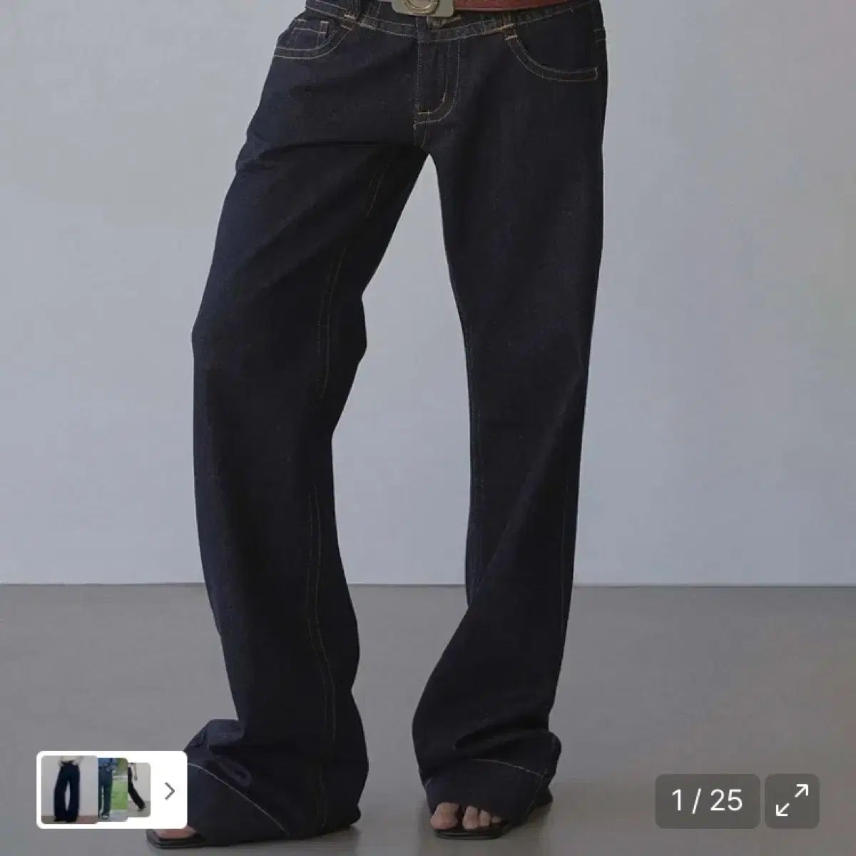 レディース SCULPTOR Union Jack Engineered Denim Indigo