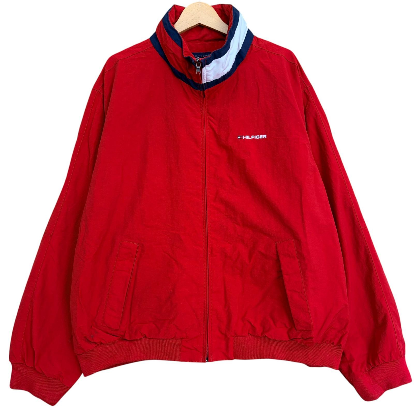 90年代? TOMMY HILFIGER トミーヒルフィガー ナイロンジャケット 