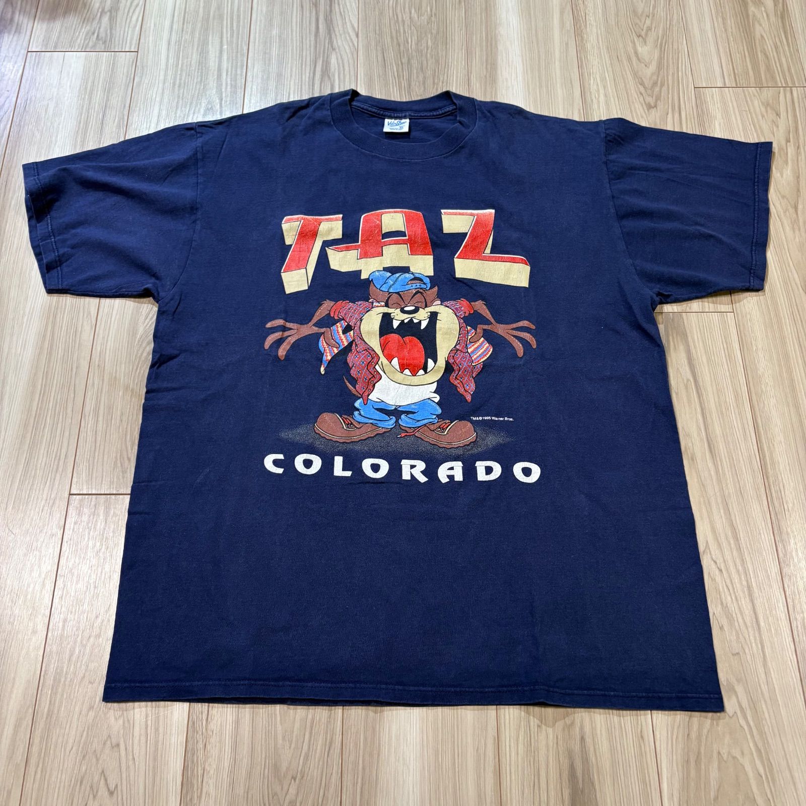 XLサイズ 90s Velva sheen TAZ tee