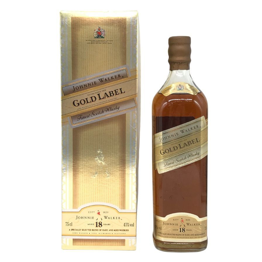 ジョニーウォーカー 18年 ゴールドラベル 750ml 40% 未開栓 - メルカリ