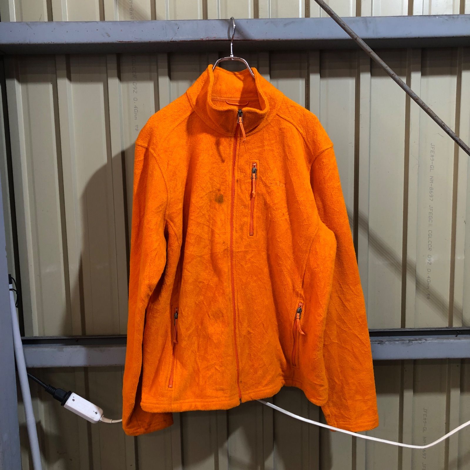 アウトドア L.L.Bean フリース オレンジ？