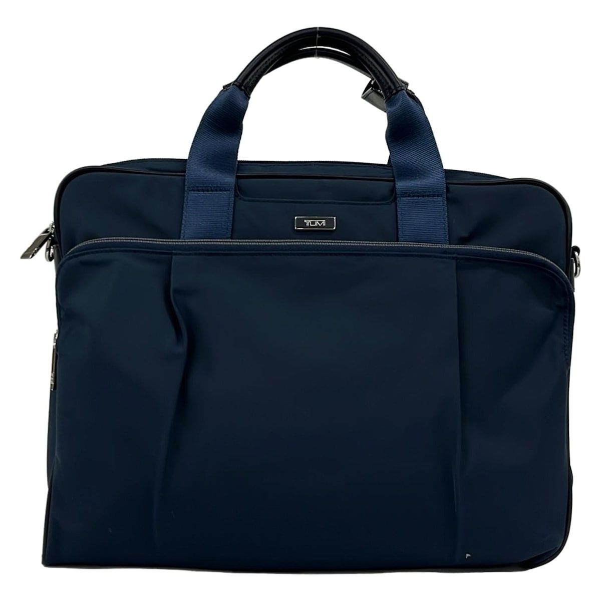 TUMI(トゥミ) ビジネスバッグ美品 - ネイビー 本体ロックなし TUMI(トゥミ) ビジネスバッグ美品 - ネイビー 本体ロックなし