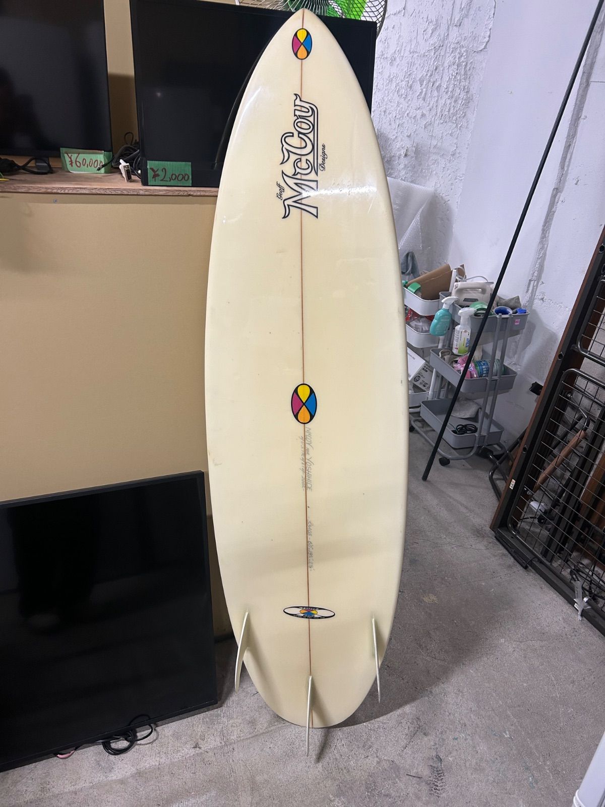 希少品】McCoy サーフボード ALL ROUND ハンドシェイプ - メルカリ