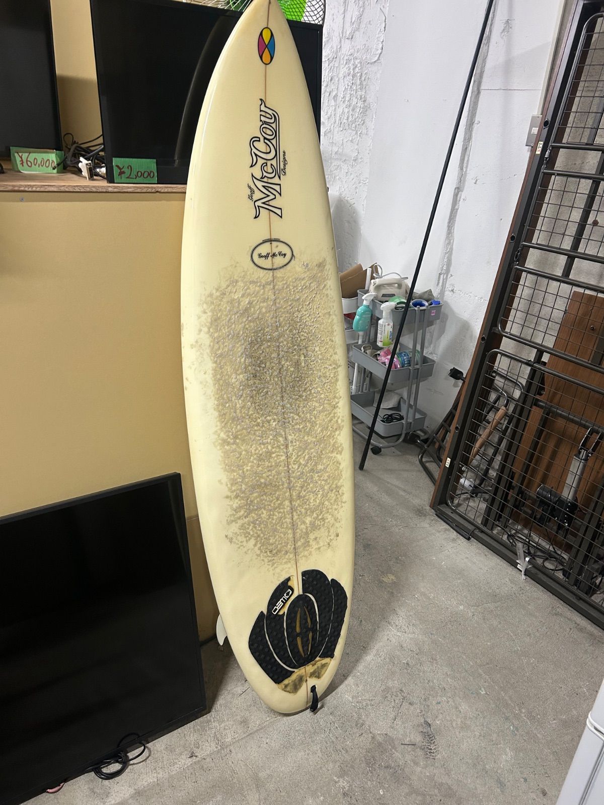 希少品】McCoy サーフボード ALL ROUND ハンドシェイプ - メルカリ