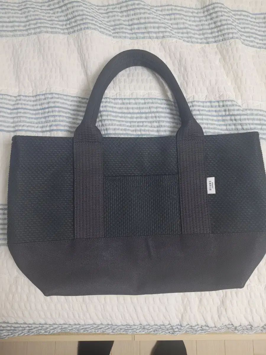 レディース BEAMS JAPAN ビームスジャパン ブラック刺し子トートバッグ