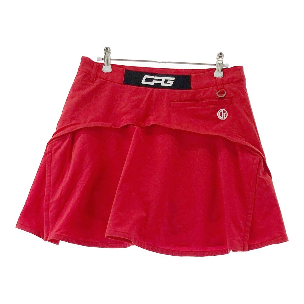 サイズ：LL CPG GOLF シーピージーゴルフ インナー付きスカート レッド