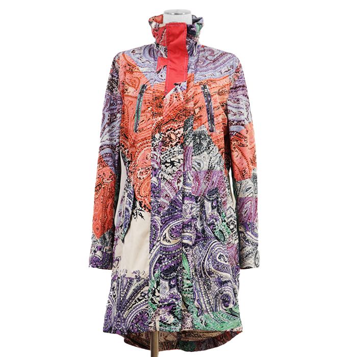 SALE】ETRO エトロ コート サイズ 42 レディース ペイズリー