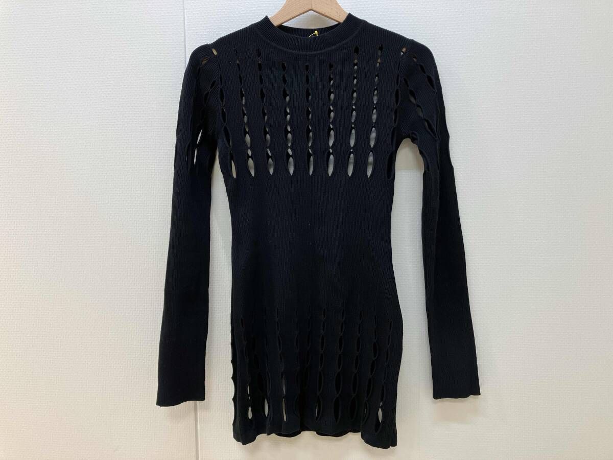 CLANE クラネ HOLE DOT KNIT TOPS ニットトップス サイズ1