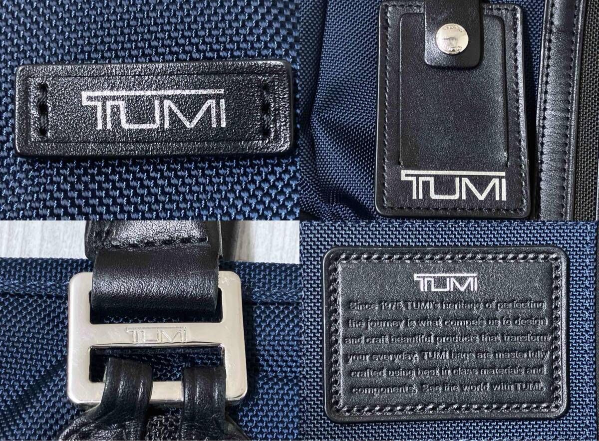 TUMI トゥミ JARVIS ビジネス トートバッグ ネイビー × ブラック