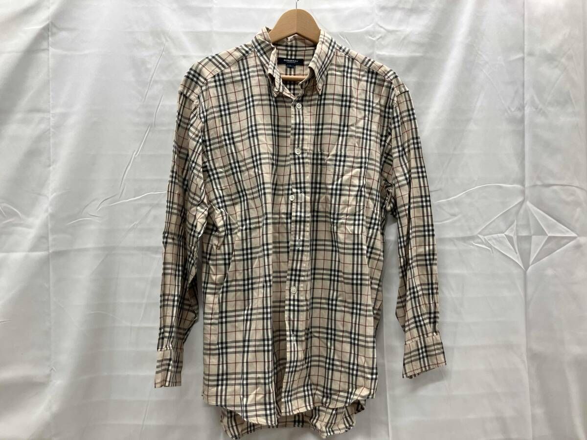 メンズ BURBERRY バーバリー 長袖シャツ BBW80-930日本製 三陽商会ノバ 