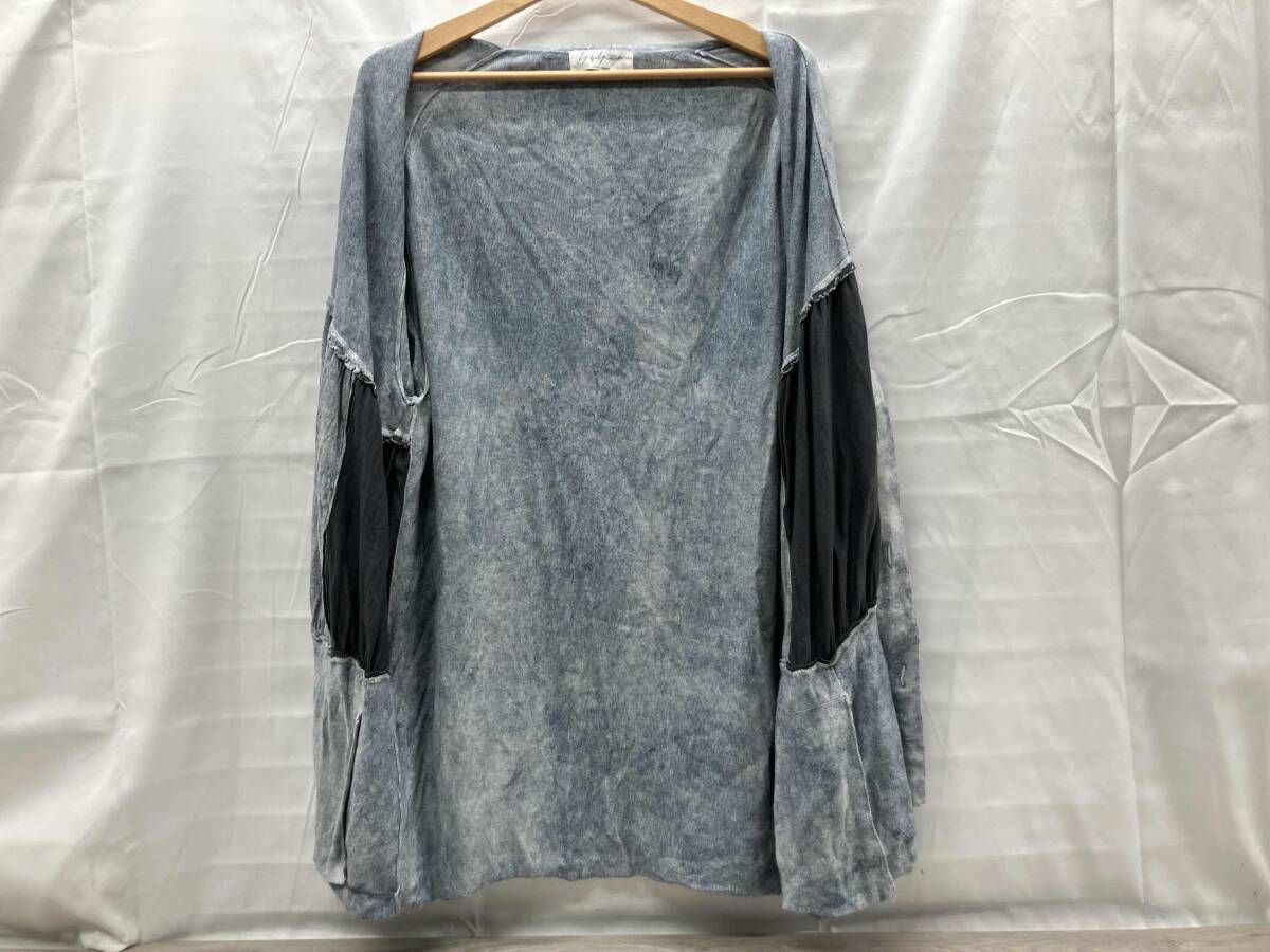 YOHJI YAMAMOTO POUR HOMME ヨウジヤマモト 切替ニットカーディガン HX