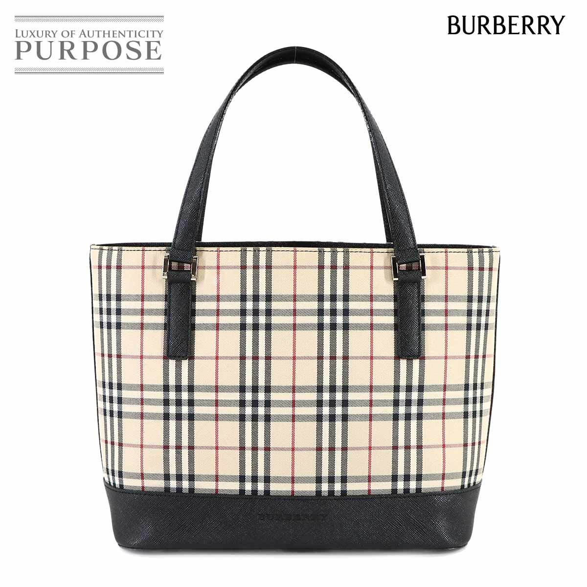 未使用 展示品 バーバリー BURBERRY ノバチェック ハンド バッグ 