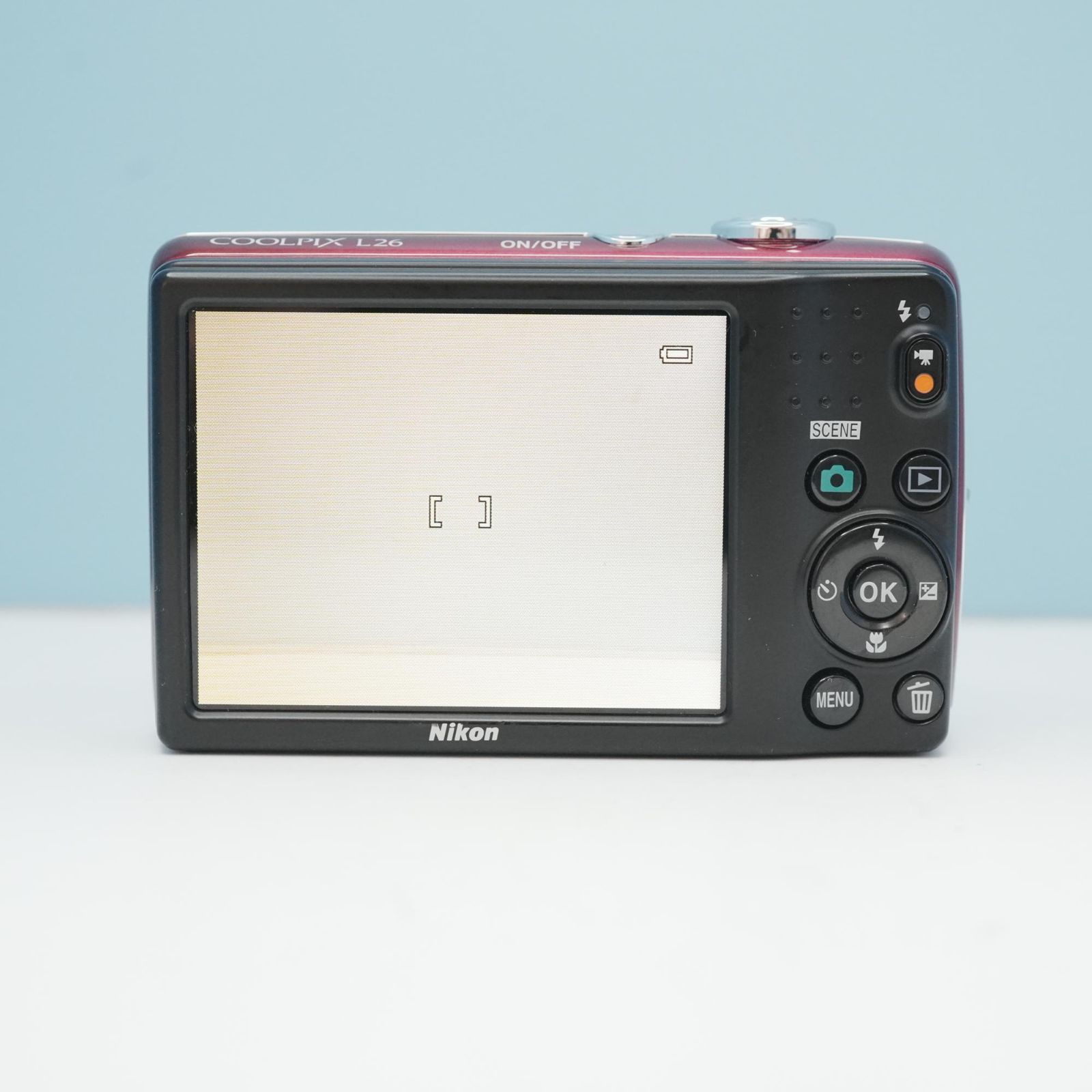 【スマホ転送OK】ニコン Nikon COOLPIX L26 単３電池駆動 Nikon COOLPIX L26 デジカメ スマホ転送OK フルセット a6091 - メルカリ