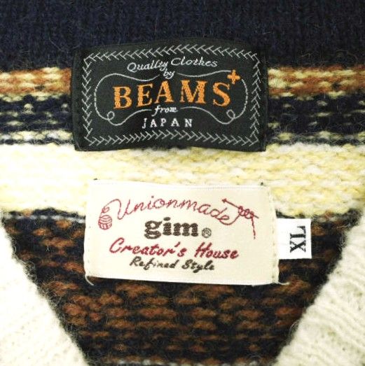 gim x BEAMS PLUS ジム ビームスプラス 22AW 別注 Fair Isle Cricket 