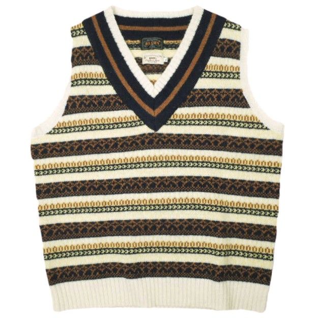 gim x BEAMS PLUS ジム ビームスプラス 22AW 別注 Fair Isle Cricket 