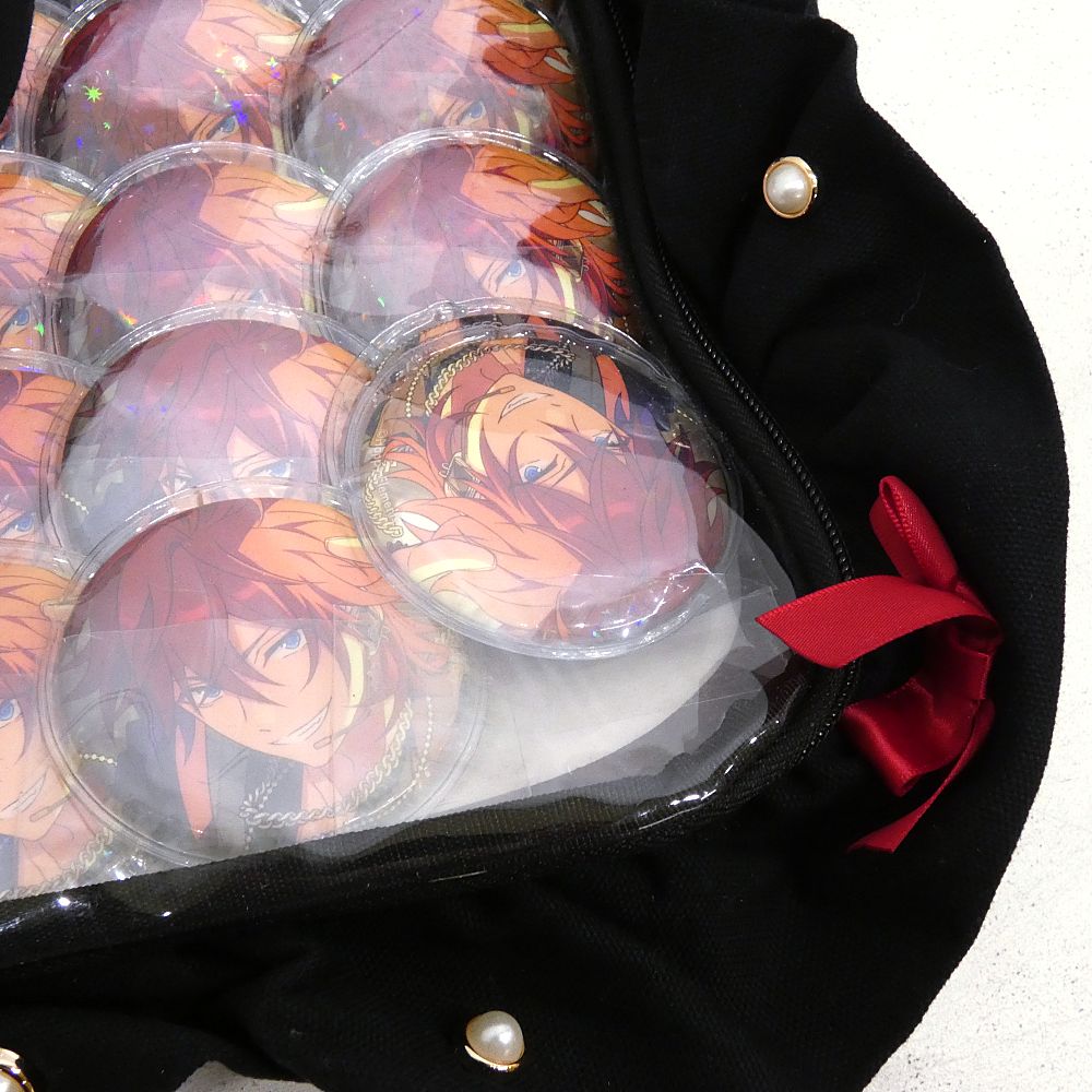 小牧店】あんスタ 天城燐音 痛バッグ A3 組み済み 缶バッジ80個セット