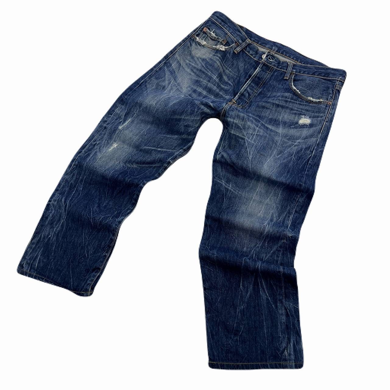 リーバイス 501 デニムパンツ メンズ W36 ストレート 古着らしい色落ち 