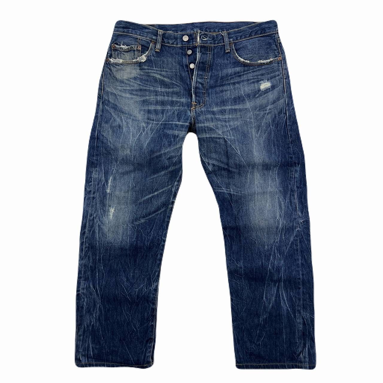 リーバイス 501 デニムパンツ メンズ W36 ストレート 古着らしい色落ち 