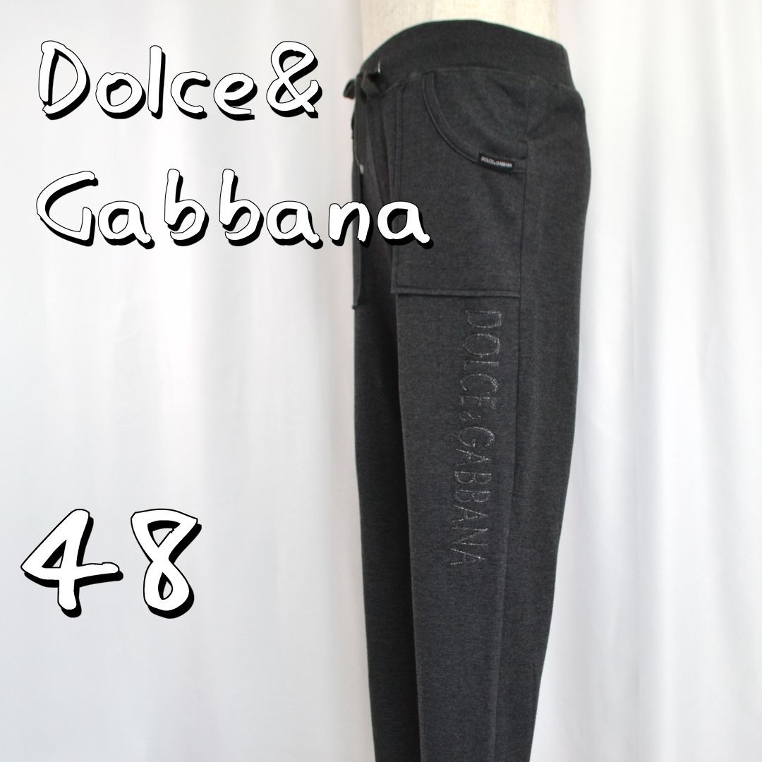 美品】Dolce & Gabbanaドルチェ＆ガッバーナ イタリア製 サイドロゴ 