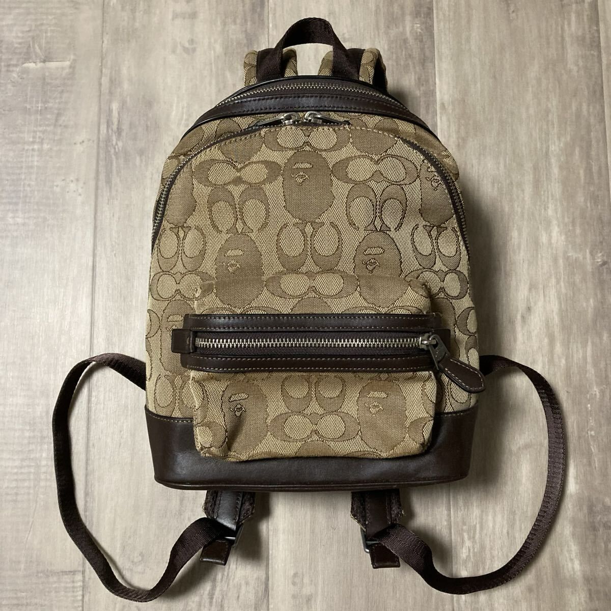COACH BAPE bag コーチ リュック バックパック　エイプ COACH BAPE ACADEMY BACK PACK a bathing ape エイプ ベイプ ア