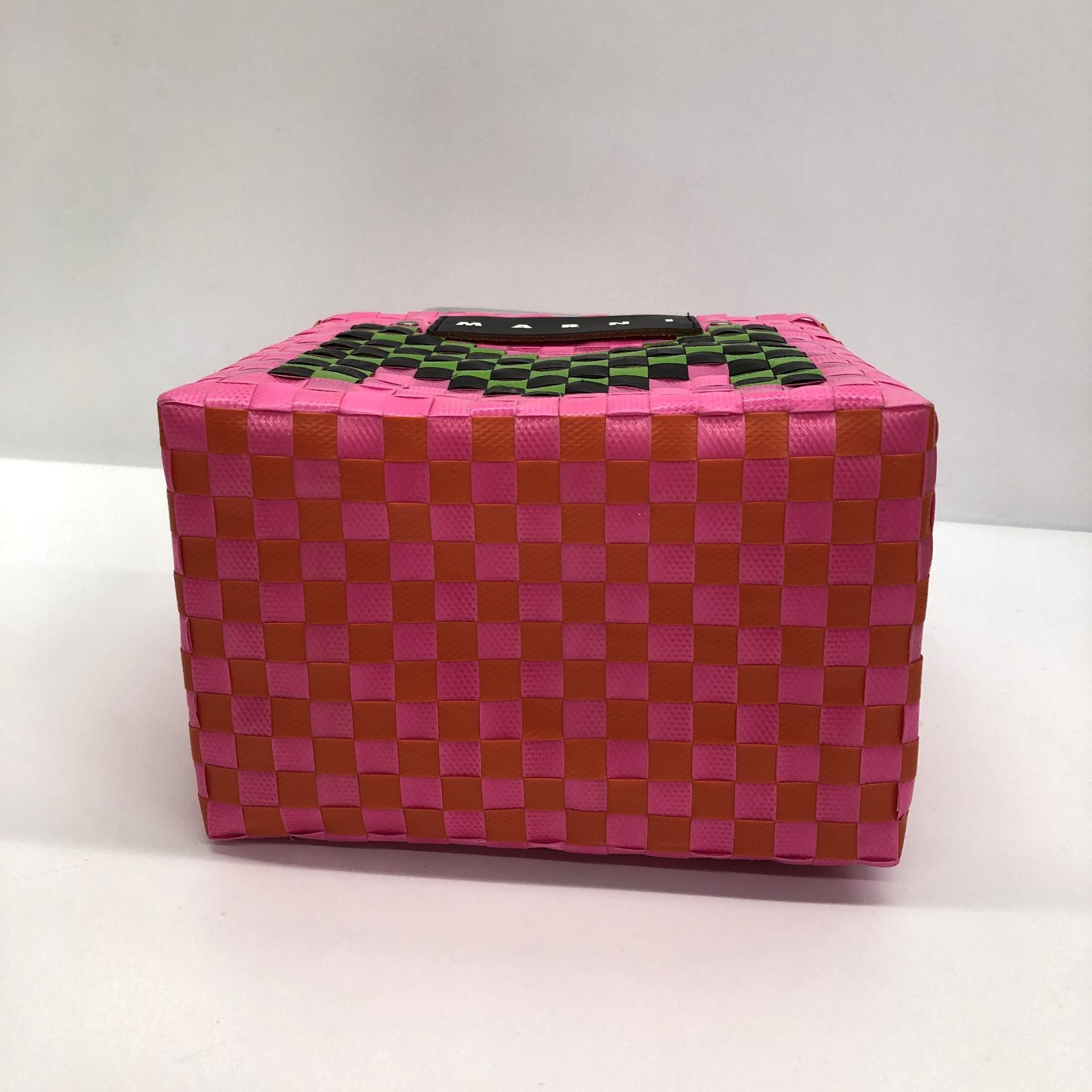 MARNI マルニ バッグ カゴバッグ ハンドバッグ ピンク Mバスケット