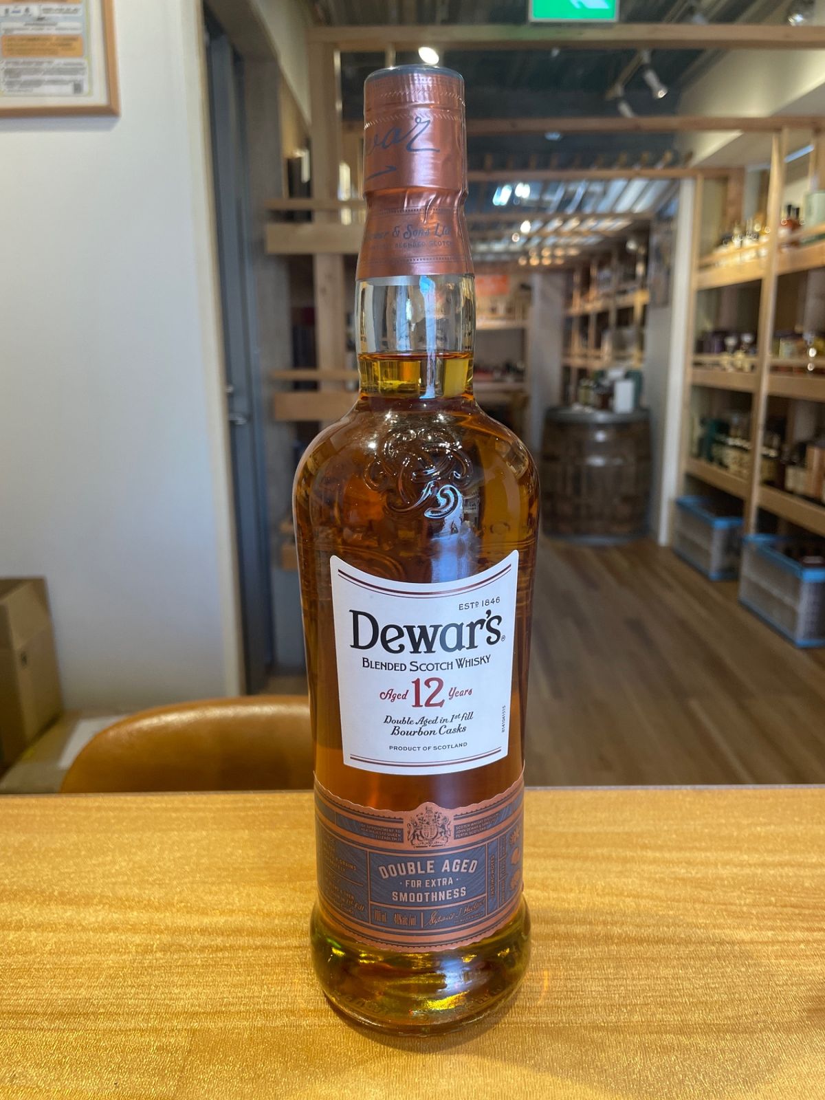 ☆未開栓☆ Dewars 12年 ダブルエイジ 700ml×2/White Label 700ml グレン