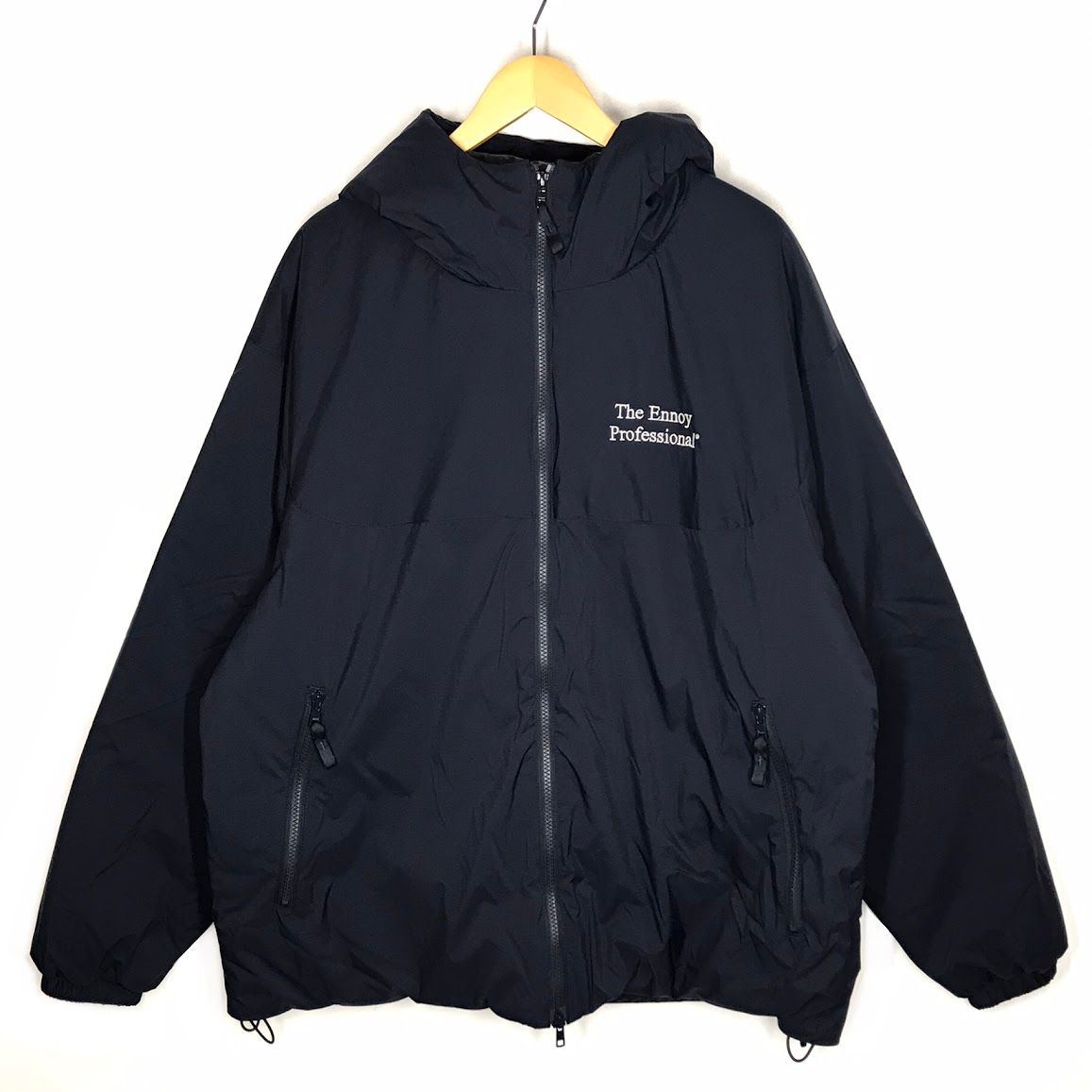 Ennoy エンノイ Padded Nylon Hoodie ネイビー Lサイズ ENNoy Padded Nylon Hoodie ネイビー ENNOY(エンノイ) PADDED NYLON