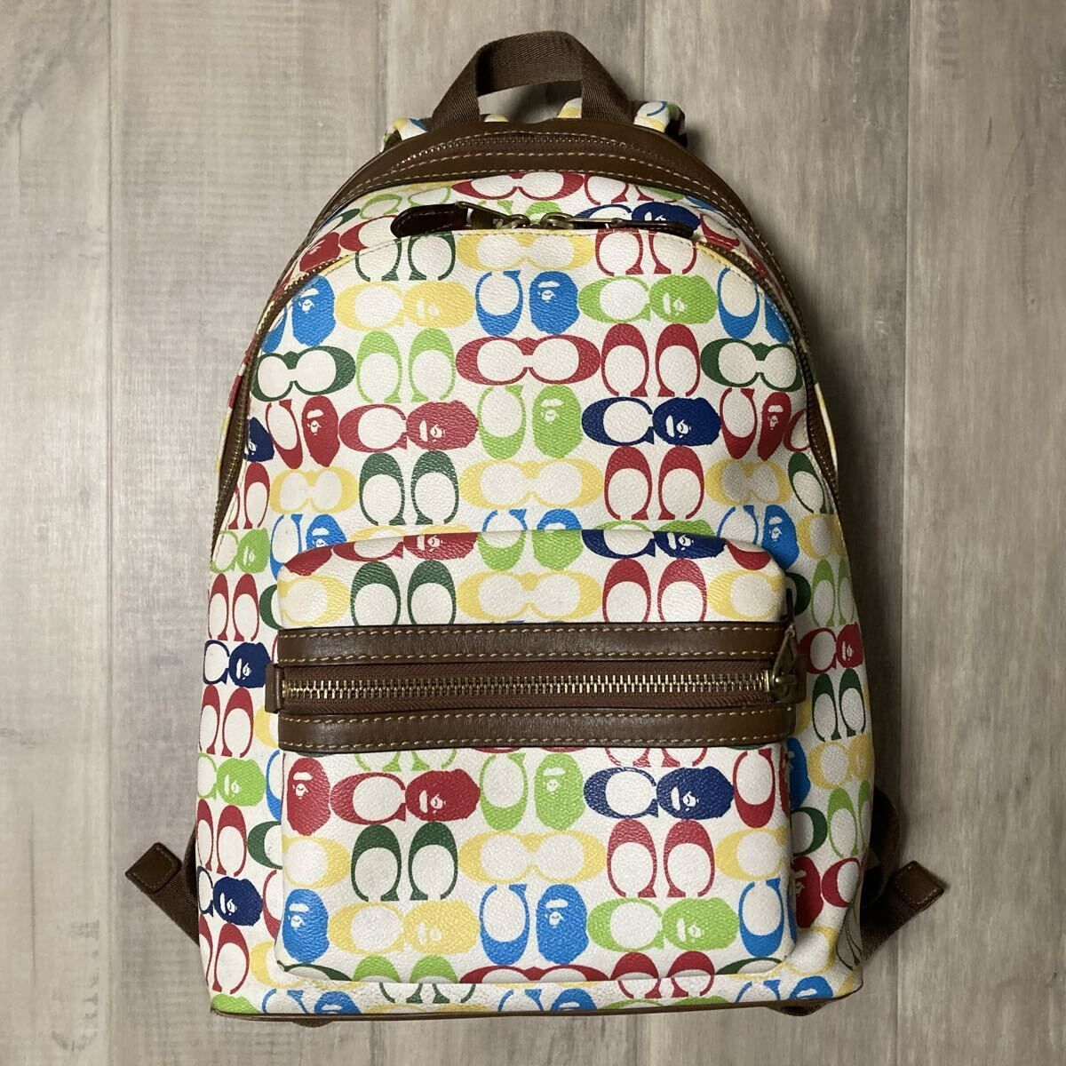 COACH BAPE CAMO ACADEMY BACKPACK a bathing ape BAG エイプ ベイプ 